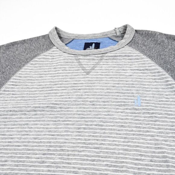 Johnnie-O Sweater Men's Size Small Blue Gray Pullover Crew Neck Beach‎ Outdoor - Picture 1 of 10